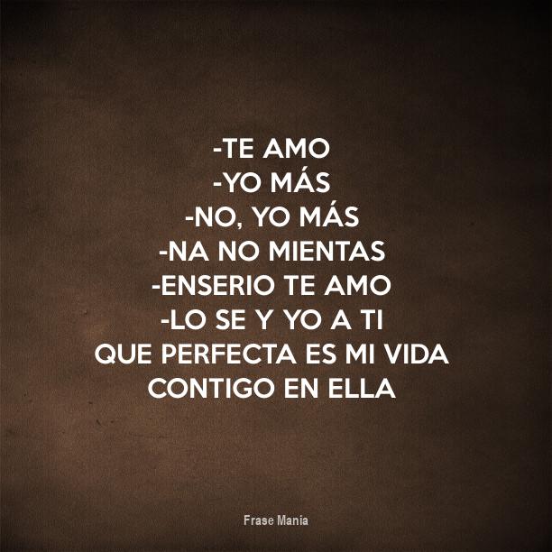 Cartel para Te Amo Yo Más No, Yo Más Na no mientas Enserio Te Amo