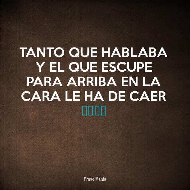 Cartel para Tanto que hablaba Y