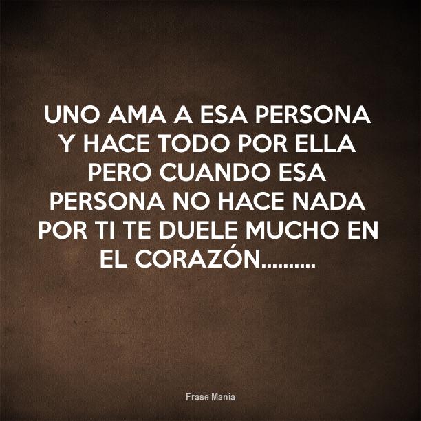 Cartel para Uno ama a esa