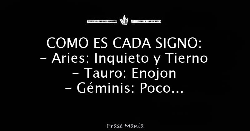 Cual Es El Signo Mas Enojon