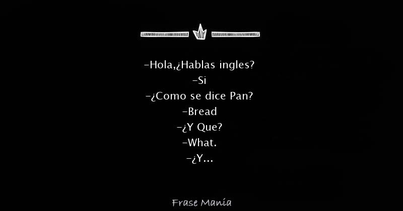 Como Se Dice Pan En Inglés