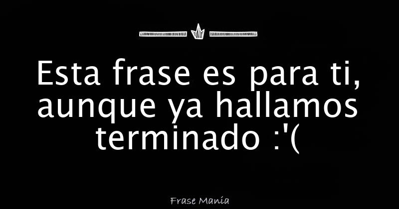 Lo Que Esta Para Ti Aunque Te Quites
