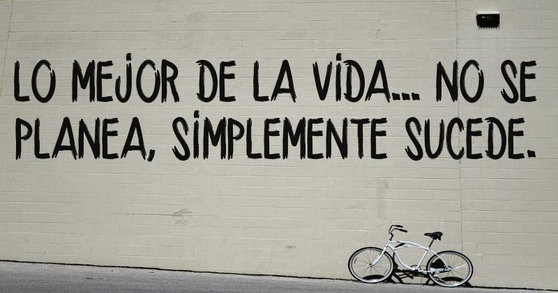 Lo Mejor De La Vida No Se Planea